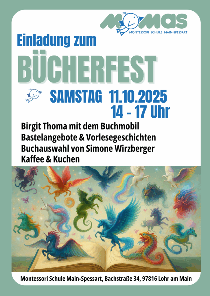 Flyer Büchermobil 2025, Bücherfest